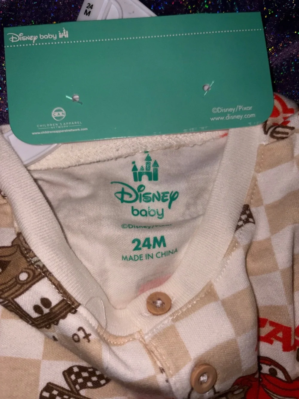 Disney Baby Cars Romper Set